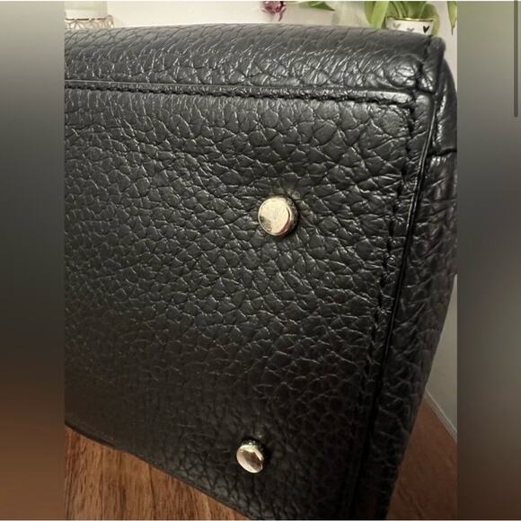 Kate Spade Lydia Southport Avenue Tote Handbag Black Signature - Picture 4 of 11